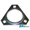 A & I Products Flange Half, Bearing; 3 Bolt Triangular 4" x4" x0.5" A-FTR362-I